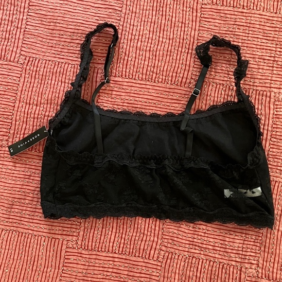 Rose + Vine Ardene teen/ women’s large Black Lace bralette (soft /no underwire ) - Picture 4 of 10